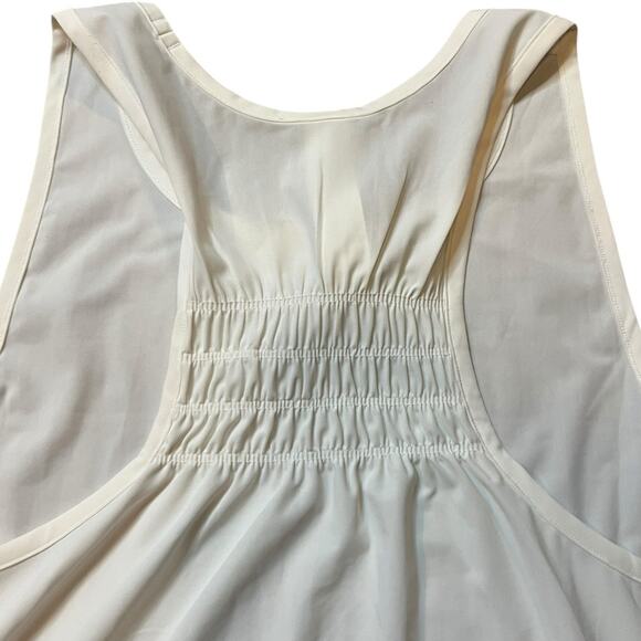 Lululemon Ruched Racerback Tank Top White Size Small NWT - Picture 4 of 6